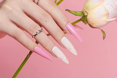 Pink & White